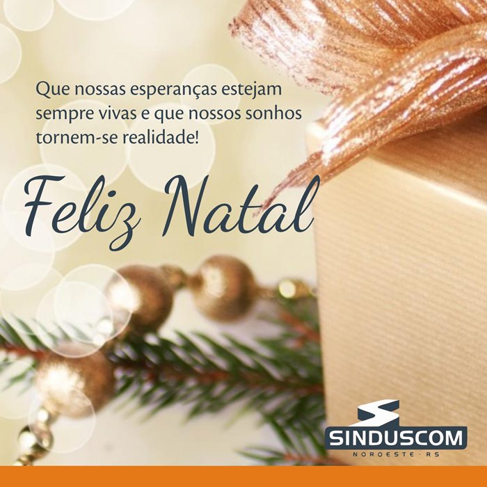 Boas festas!
